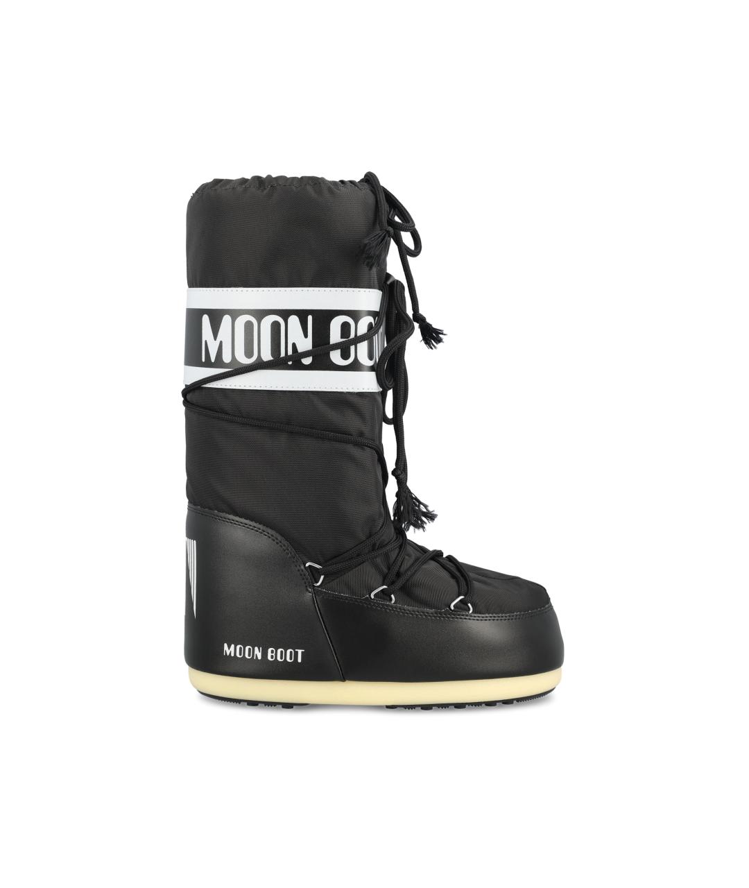 MOON BOOT Черные синтетические сапоги, фото 5
