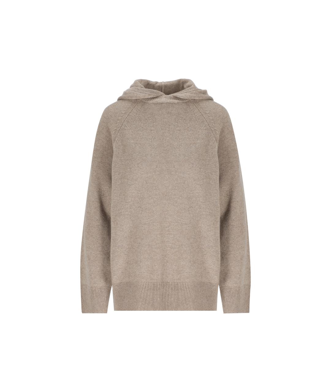 MAX MARA Бежевый кашемировый джемпер / свитер, фото 5