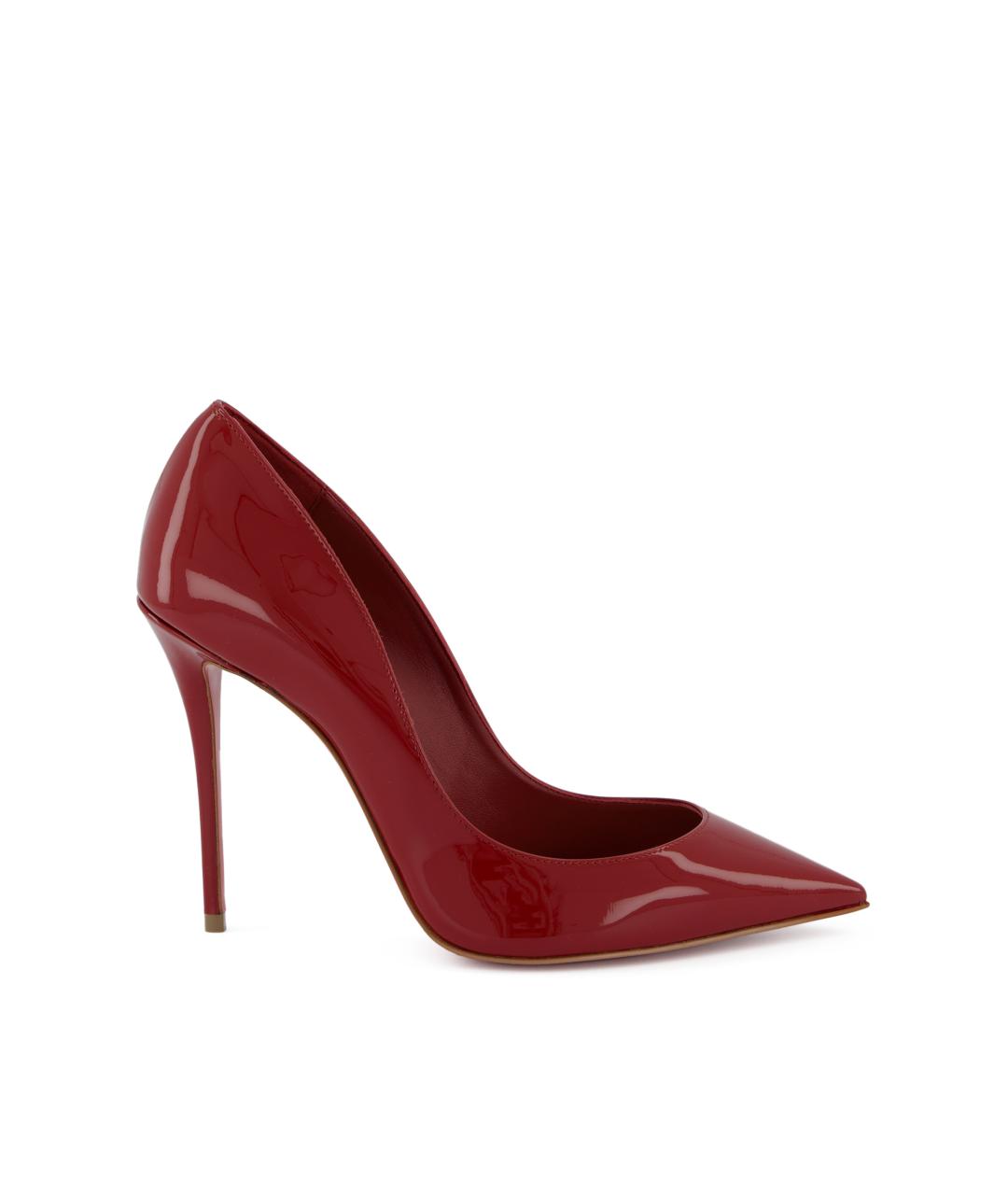 CHRISTIAN LOUBOUTIN Красные кожаные туфли, фото 5