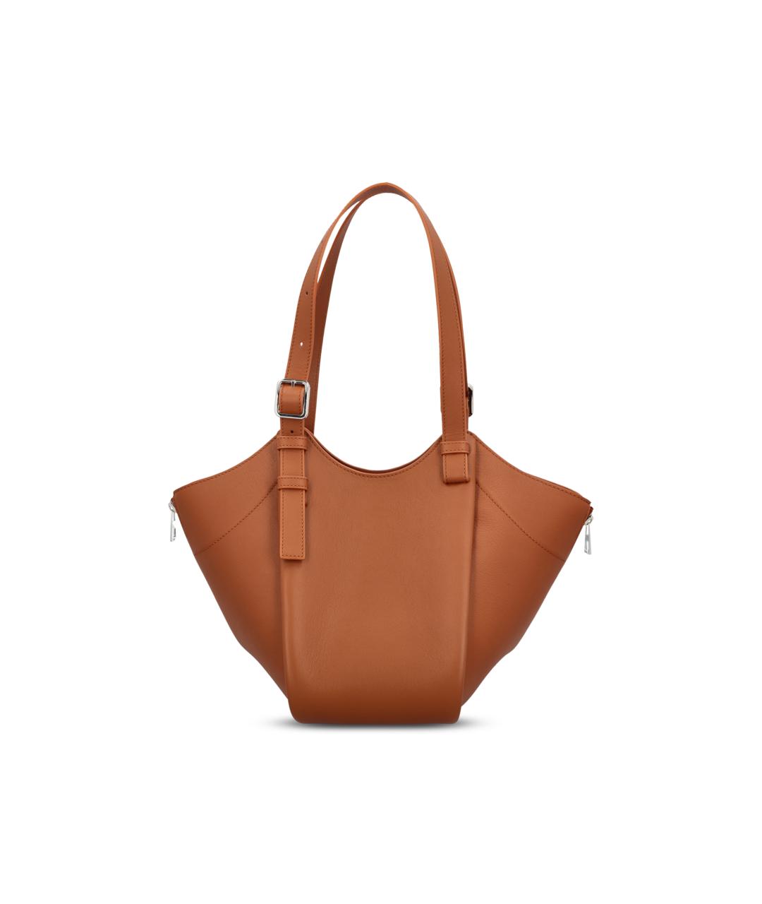 LOEWE Коричневая кожаная сумка тоут, фото 2