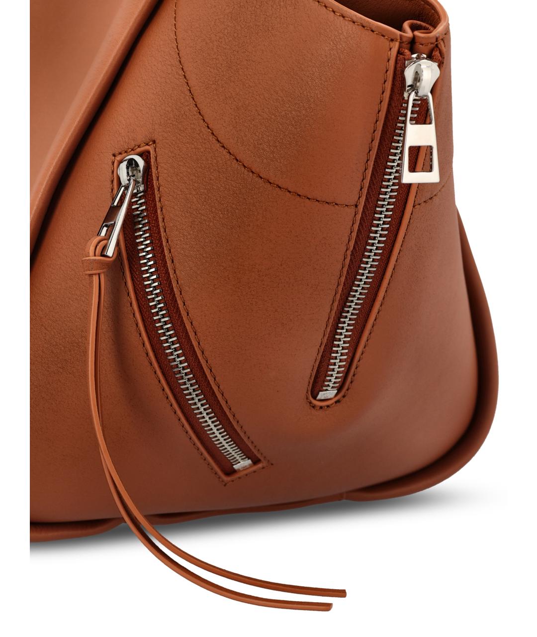 LOEWE Коричневая кожаная сумка тоут, фото 4