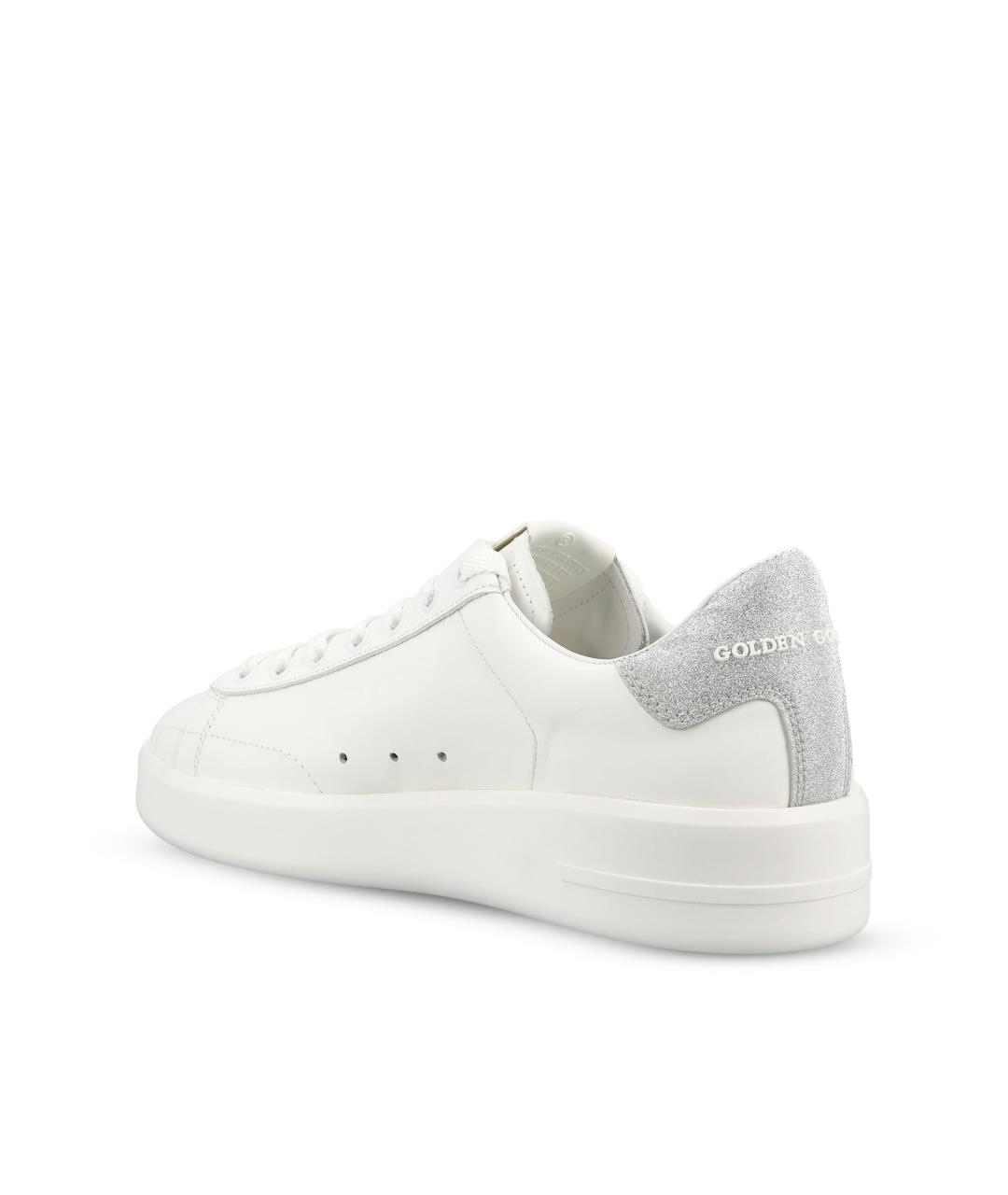 GOLDEN GOOSE Белые кожаные кеды, фото 3