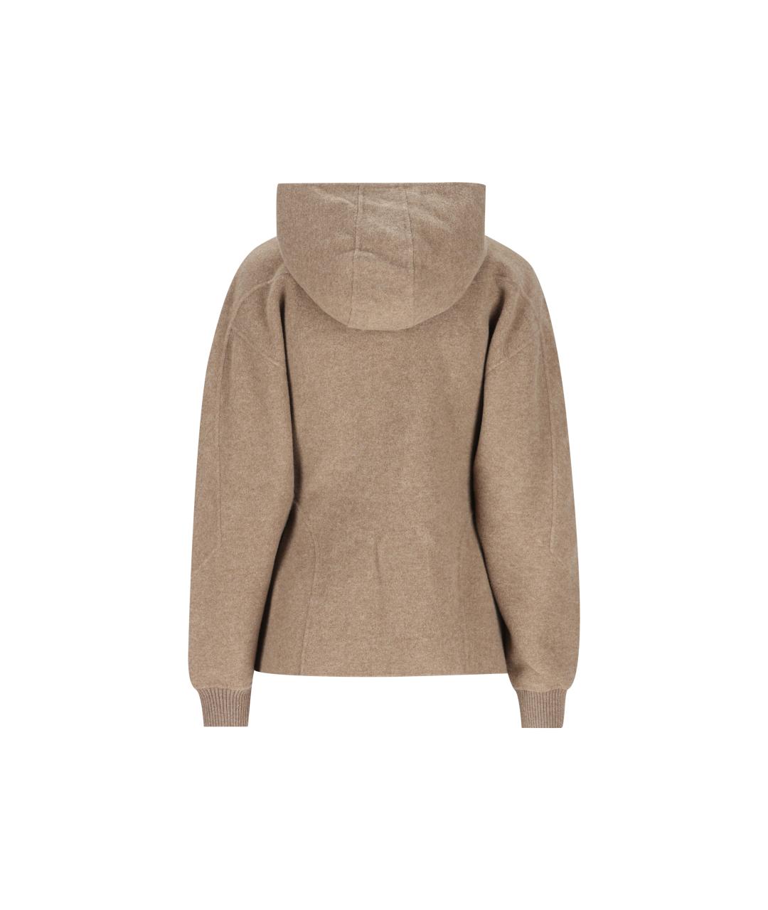 MAX MARA Бежевая шерстяная куртка, фото 2