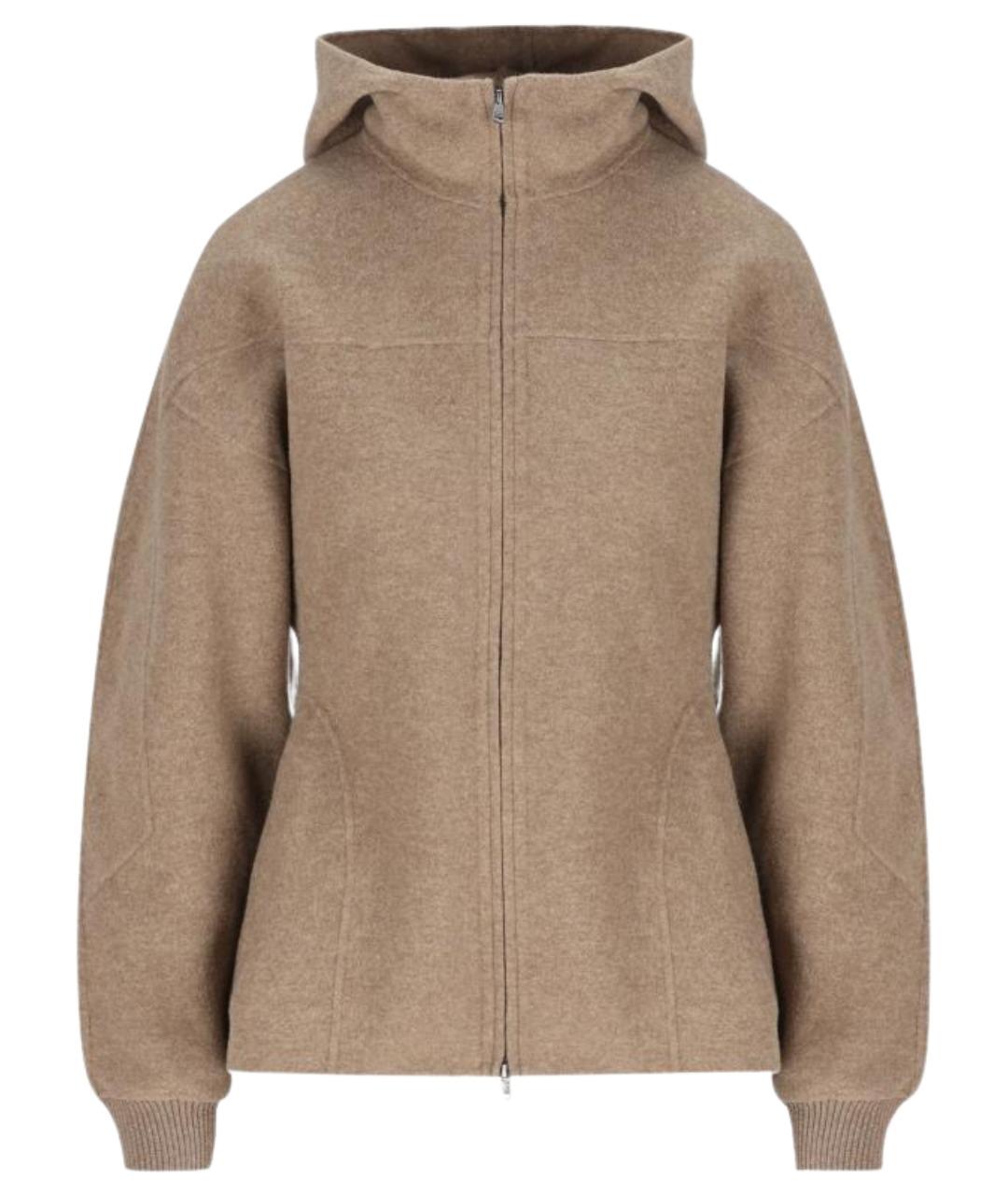 MAX MARA Бежевая шерстяная куртка, фото 1