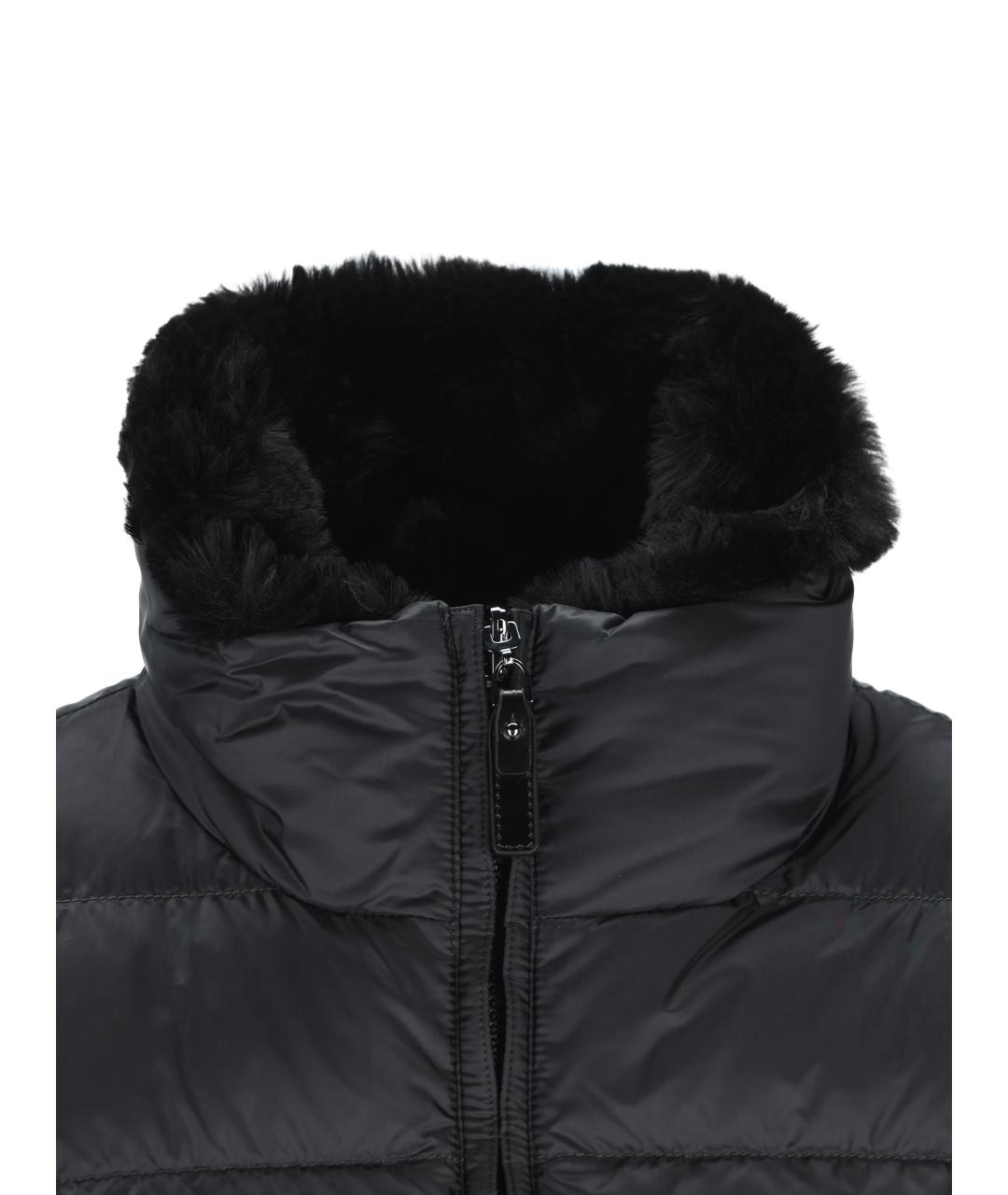 MAX MARA Черный полиэстеровый жилет, фото 3