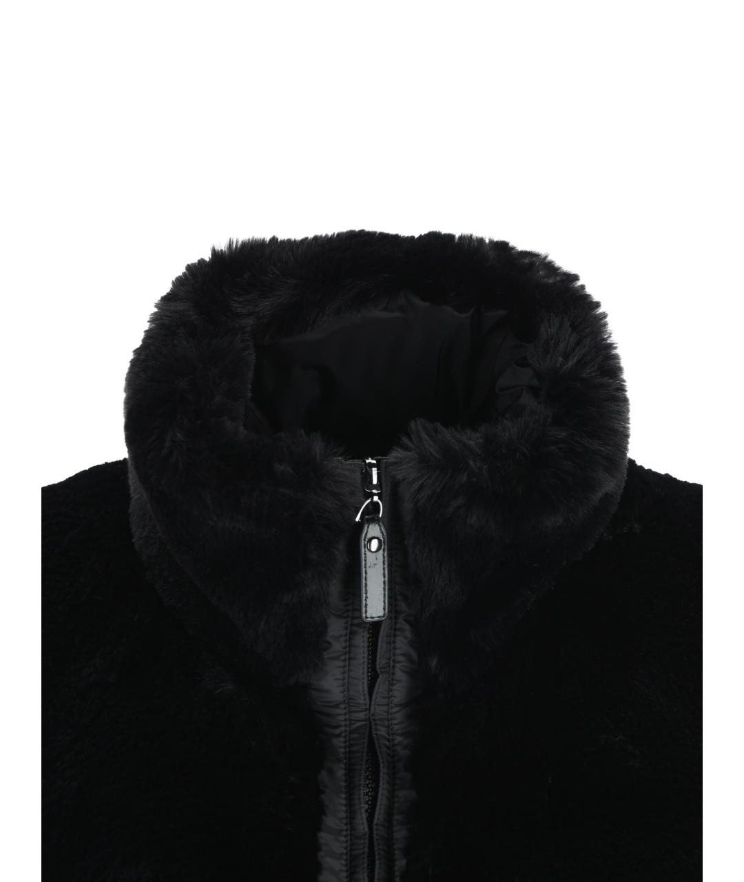 MAX MARA Черный полиэстеровый жилет, фото 6