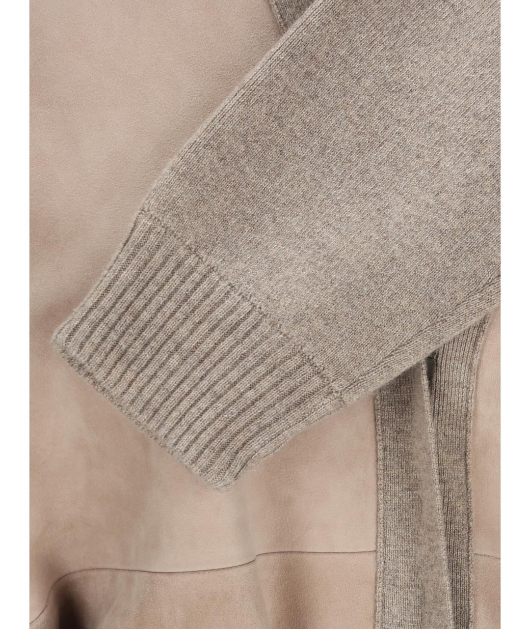 MAX MARA Бежевый шерстяной кардиган, фото 4