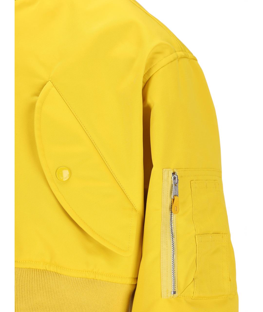 BALENCIAGA Желтая полиэстеровая куртка, фото 4