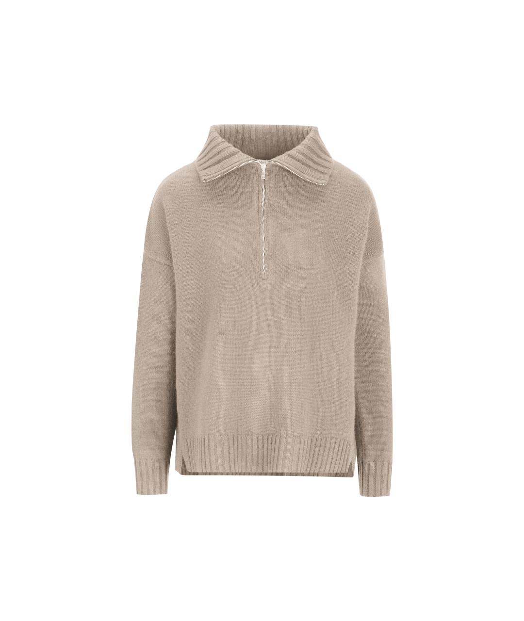 MAX MARA Бежевый кашемировый джемпер / свитер, фото 5