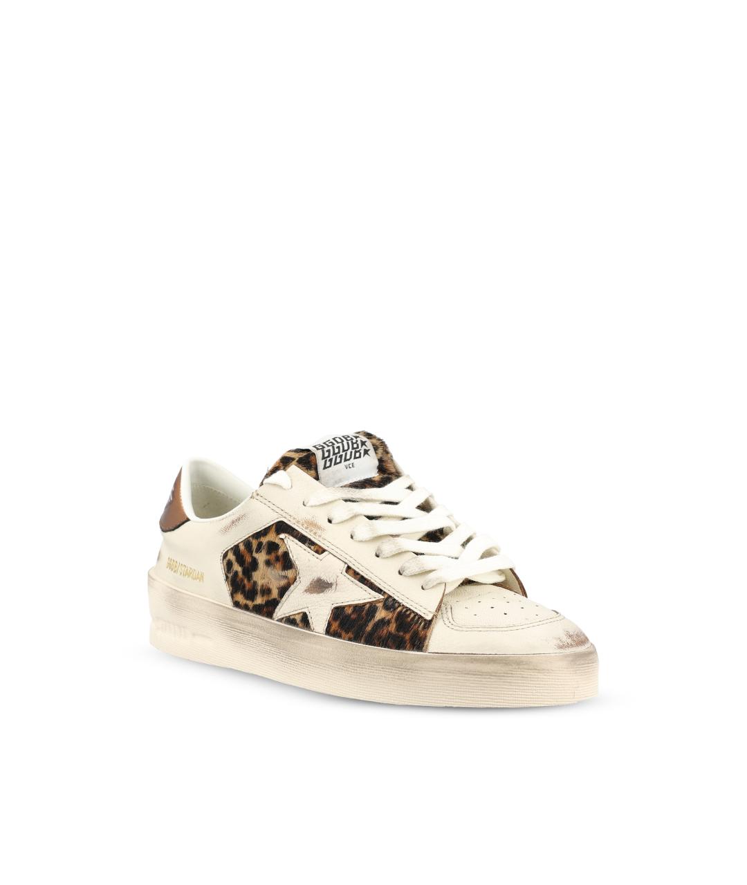 GOLDEN GOOSE Мульти кожаные кеды, фото 2