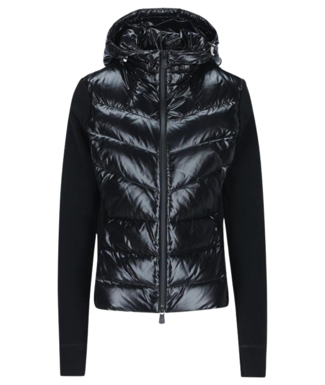 MONCLER GRENOBLE Черный полиамидовый кардиган, фото 1