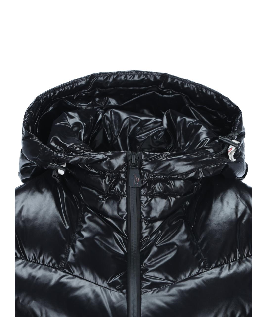 MONCLER GRENOBLE Черный полиамидовый кардиган, фото 3