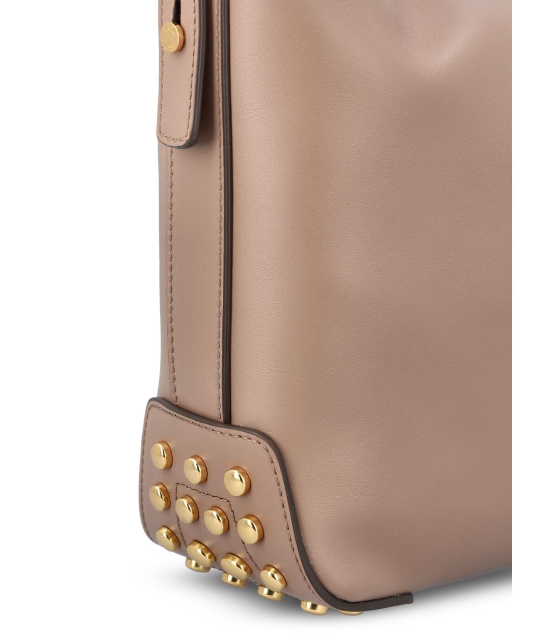 TOD'S Розовая кожаная сумка через плечо, фото 4