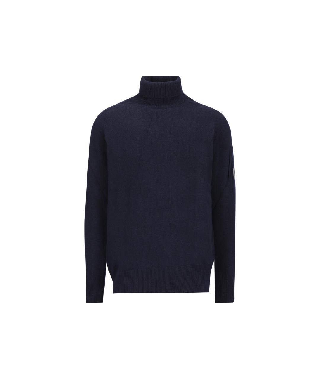 CP COMPANY Темно-синий шерстяной джемпер / свитер, фото 5