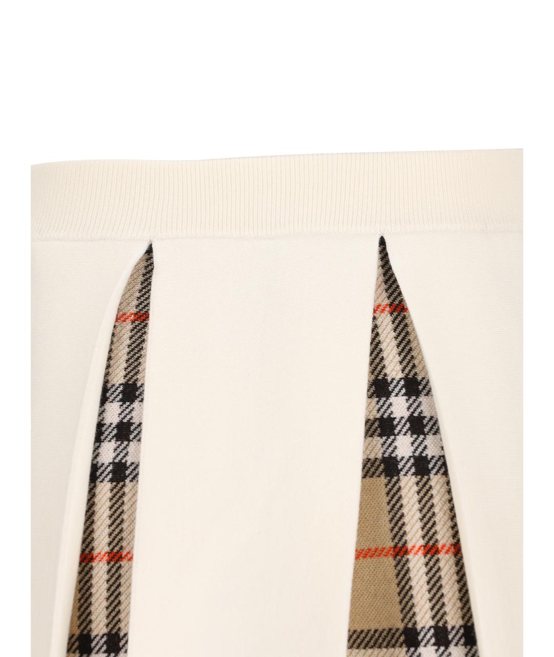 BURBERRY Мульти шерстяная юбка, фото 4