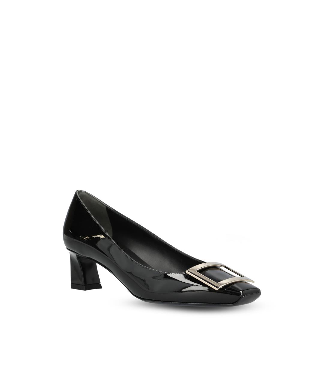 ROGER VIVIER Черные кожаные туфли, фото 2