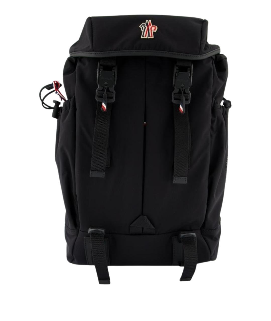 MONCLER GRENOBLE Черный синтетический рюкзак, фото 1