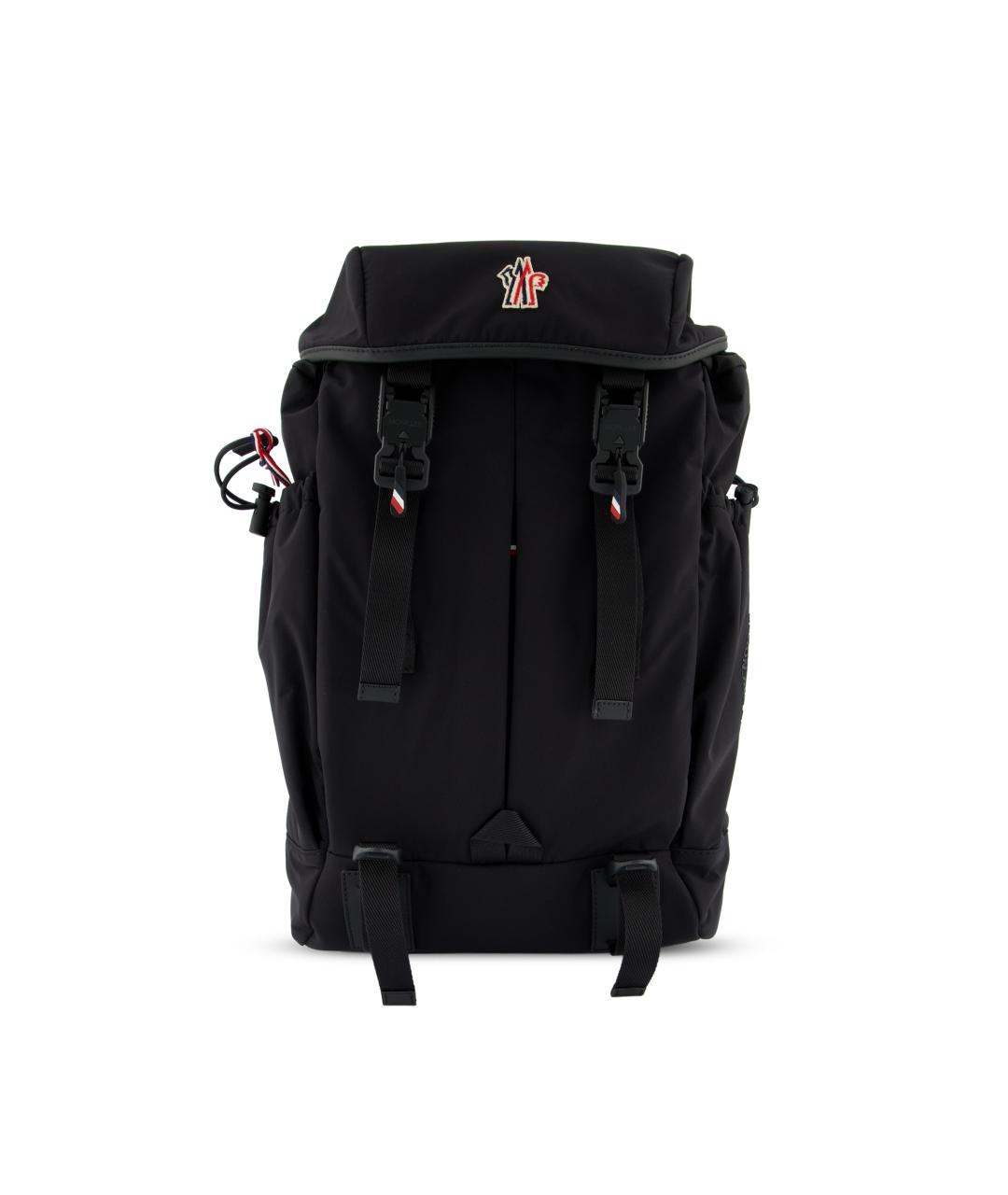 MONCLER GRENOBLE Черный синтетический рюкзак, фото 5