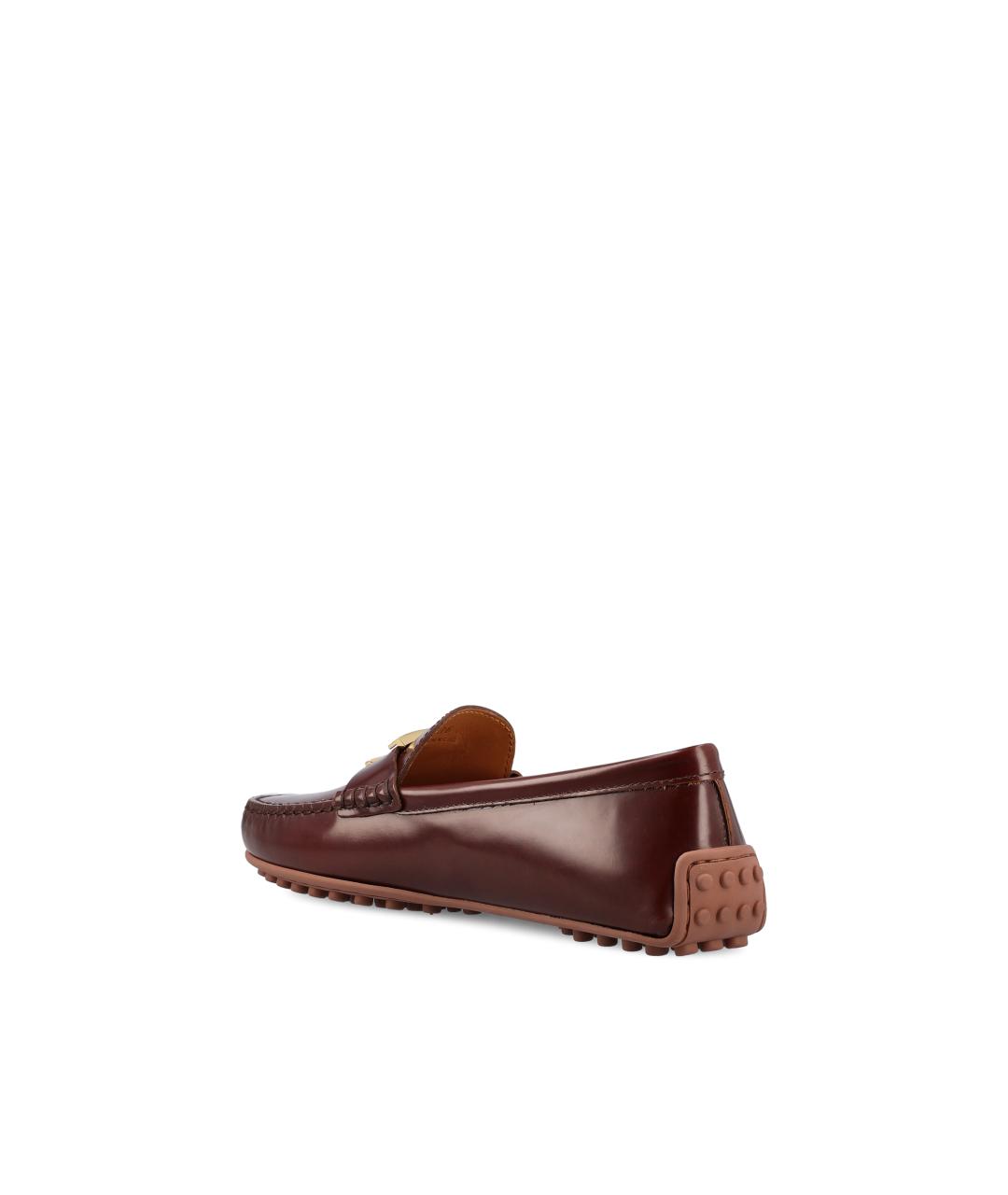 TOD'S Коричневые кожаные лоферы, фото 3