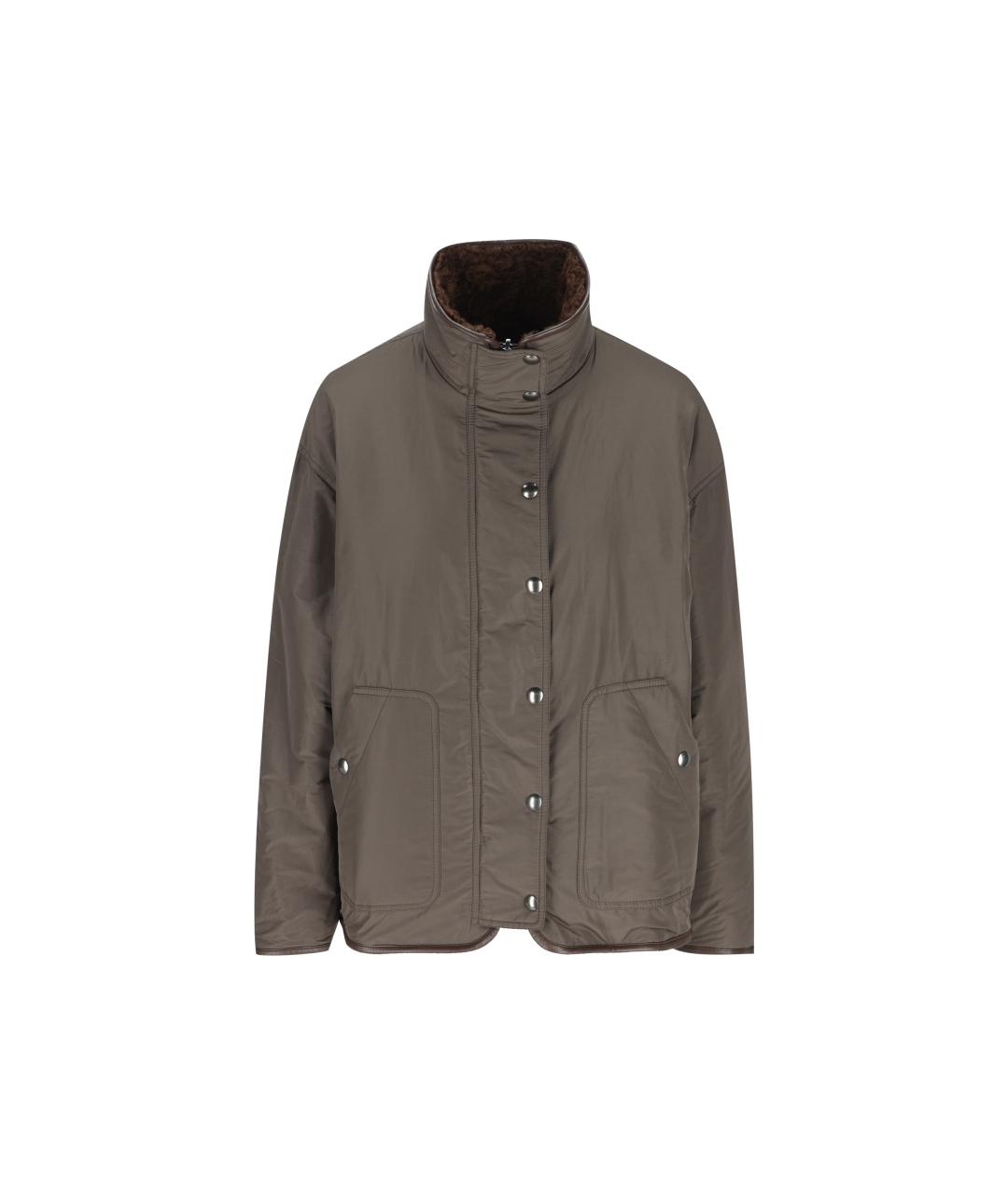 BRUNELLO CUCINELLI Коричневая куртка, фото 4