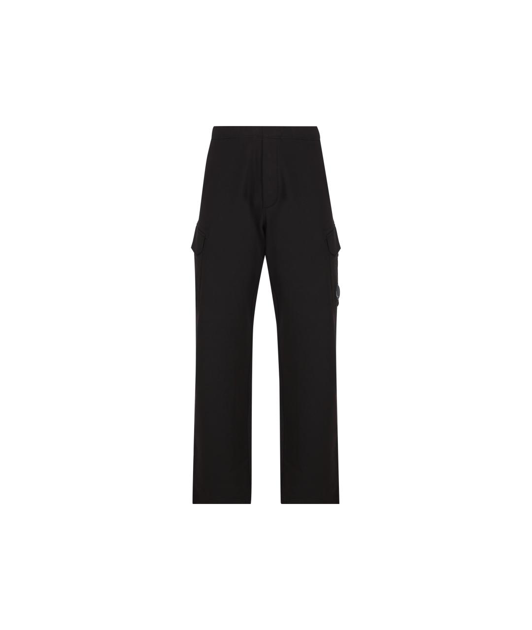 CP COMPANY Черные хлопковые повседневные брюки, фото 5