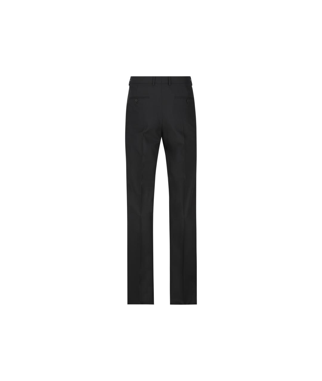 CELINE Черные шерстяные классические брюки, фото 2