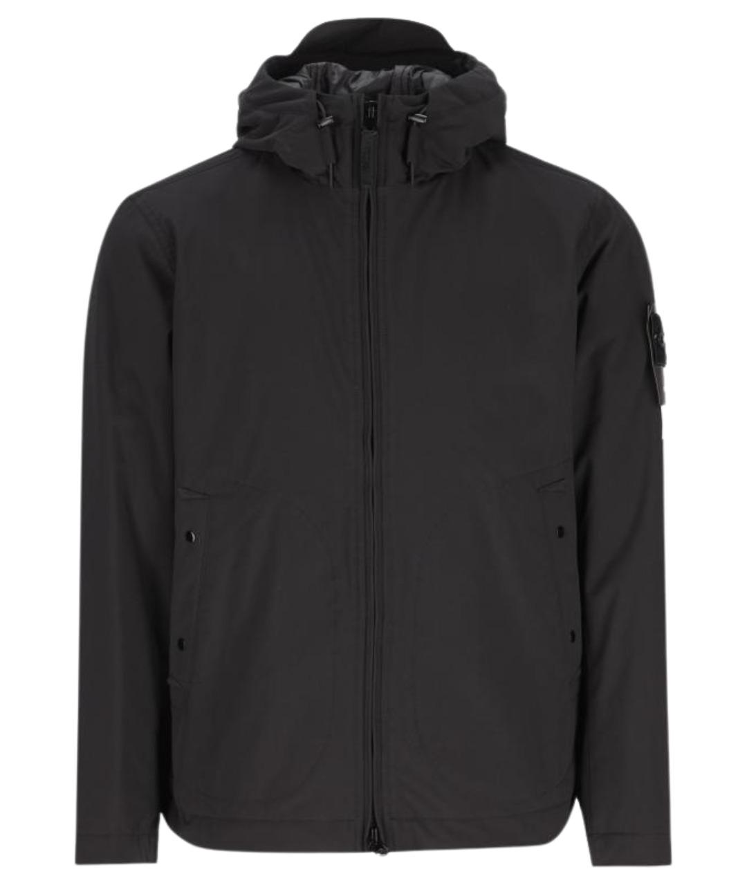 STONE ISLAND Черная полиэстеровая куртка, фото 1