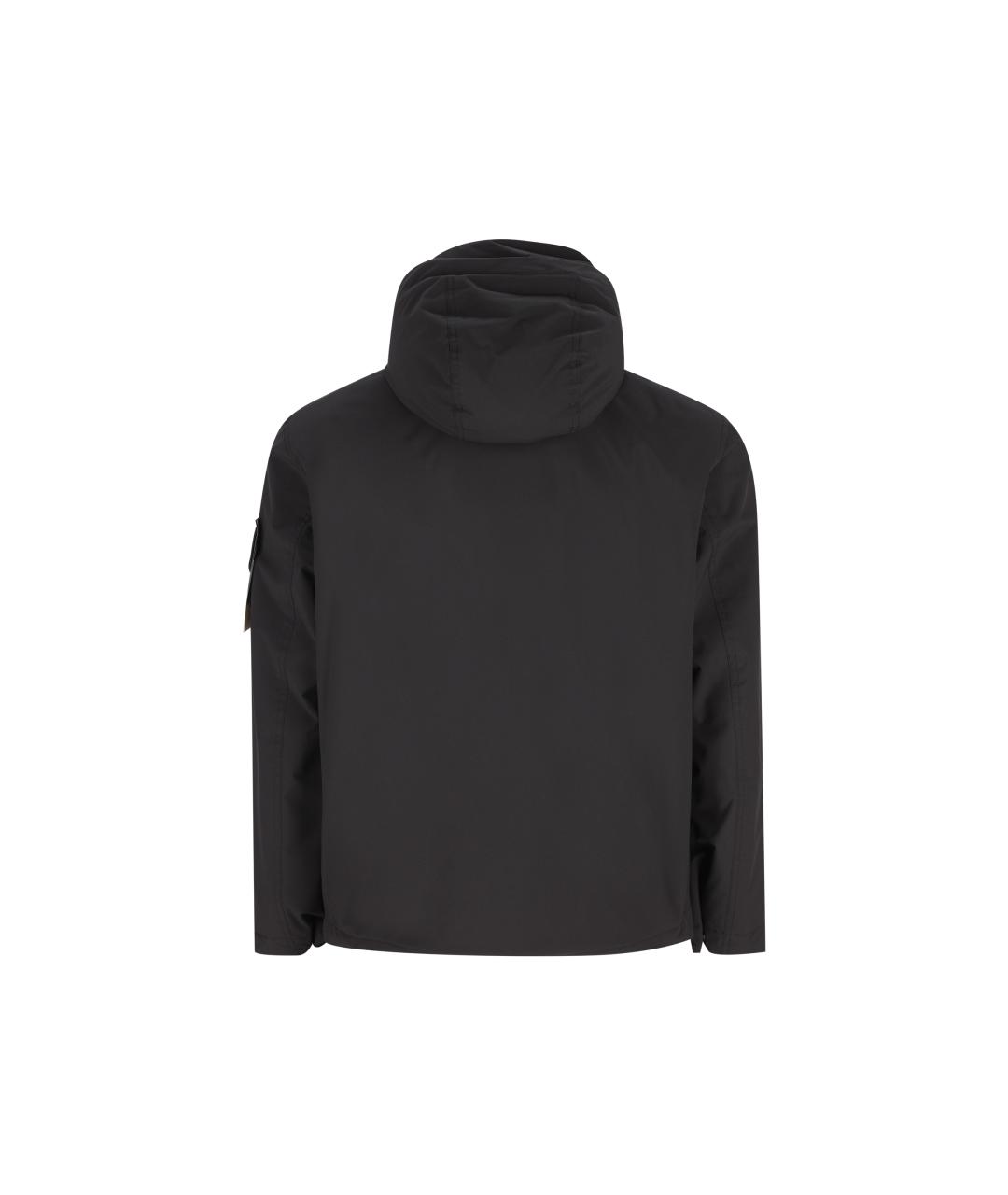 STONE ISLAND Черная полиэстеровая куртка, фото 2