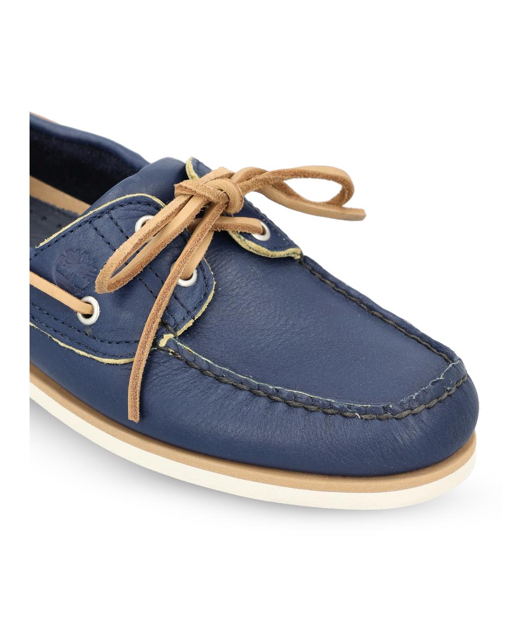 TIMBERLAND Синие кожаные мокасины, фото 4