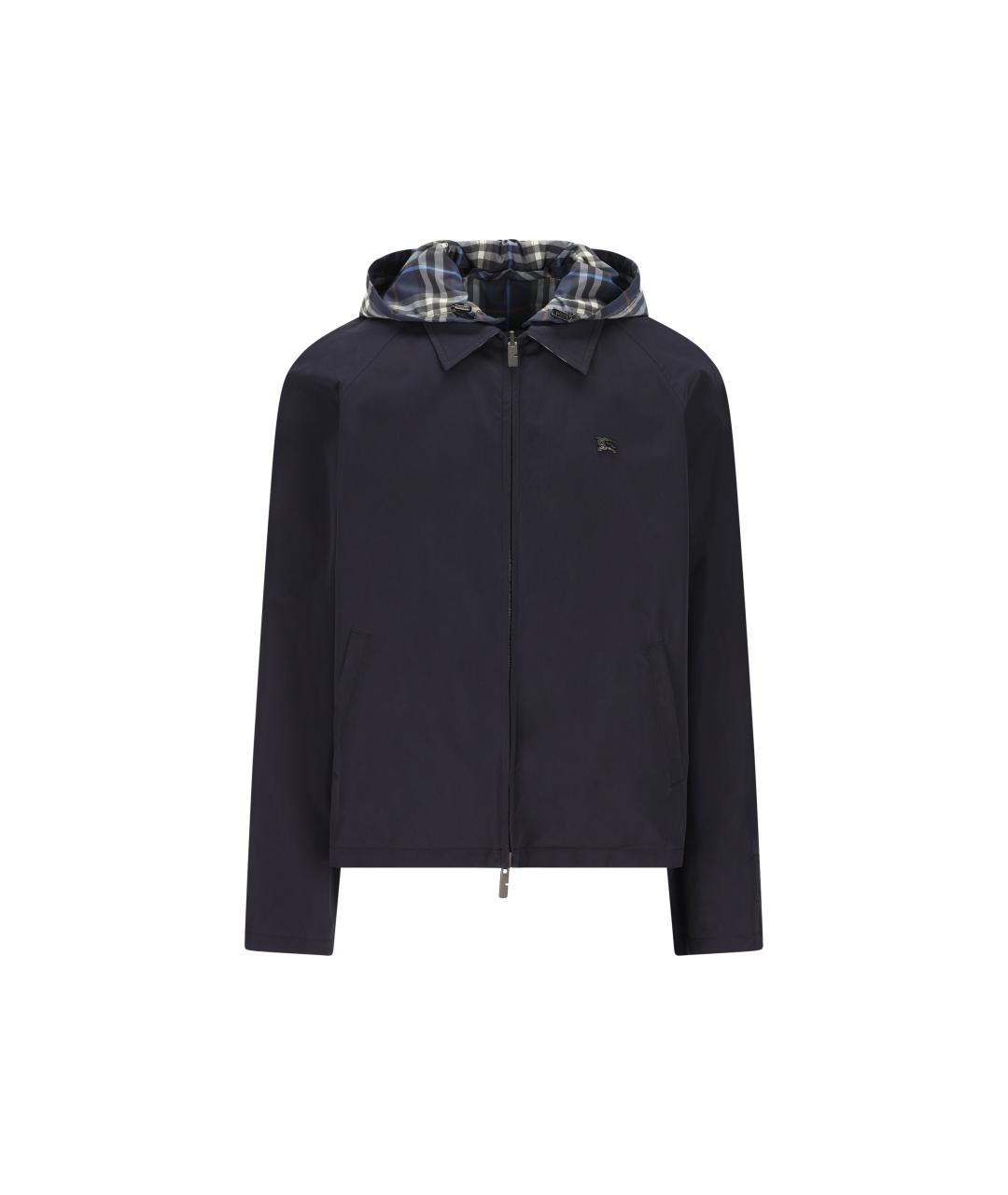 BURBERRY Синяя хлопковая куртка, фото 7