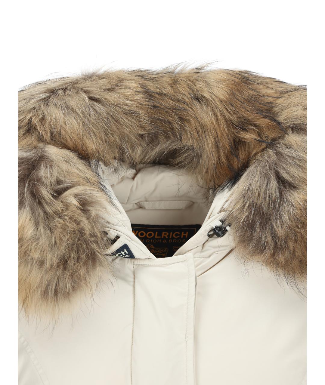 WOOLRICH Бежевое пальто, фото 4