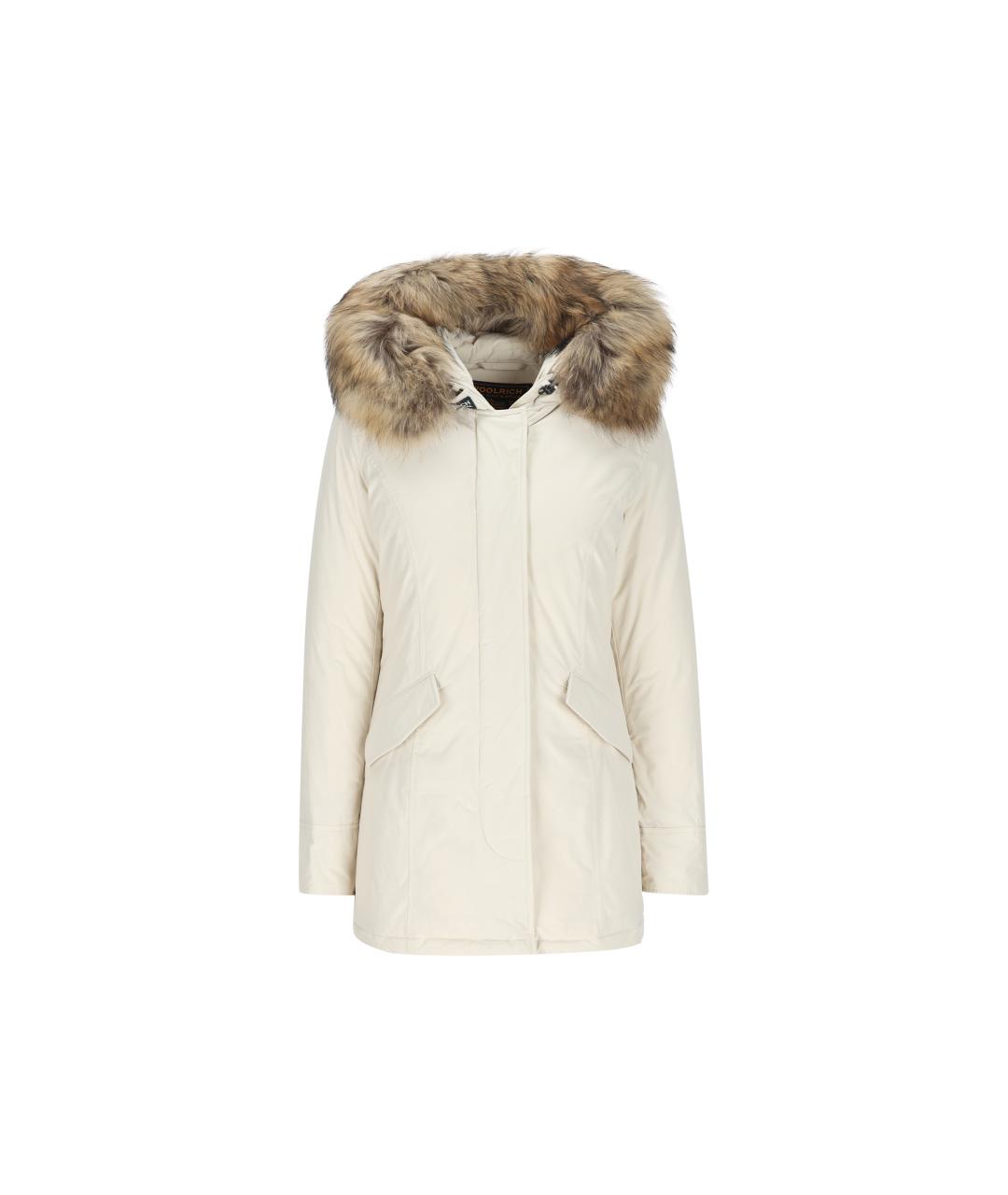 WOOLRICH Бежевое пальто, фото 1