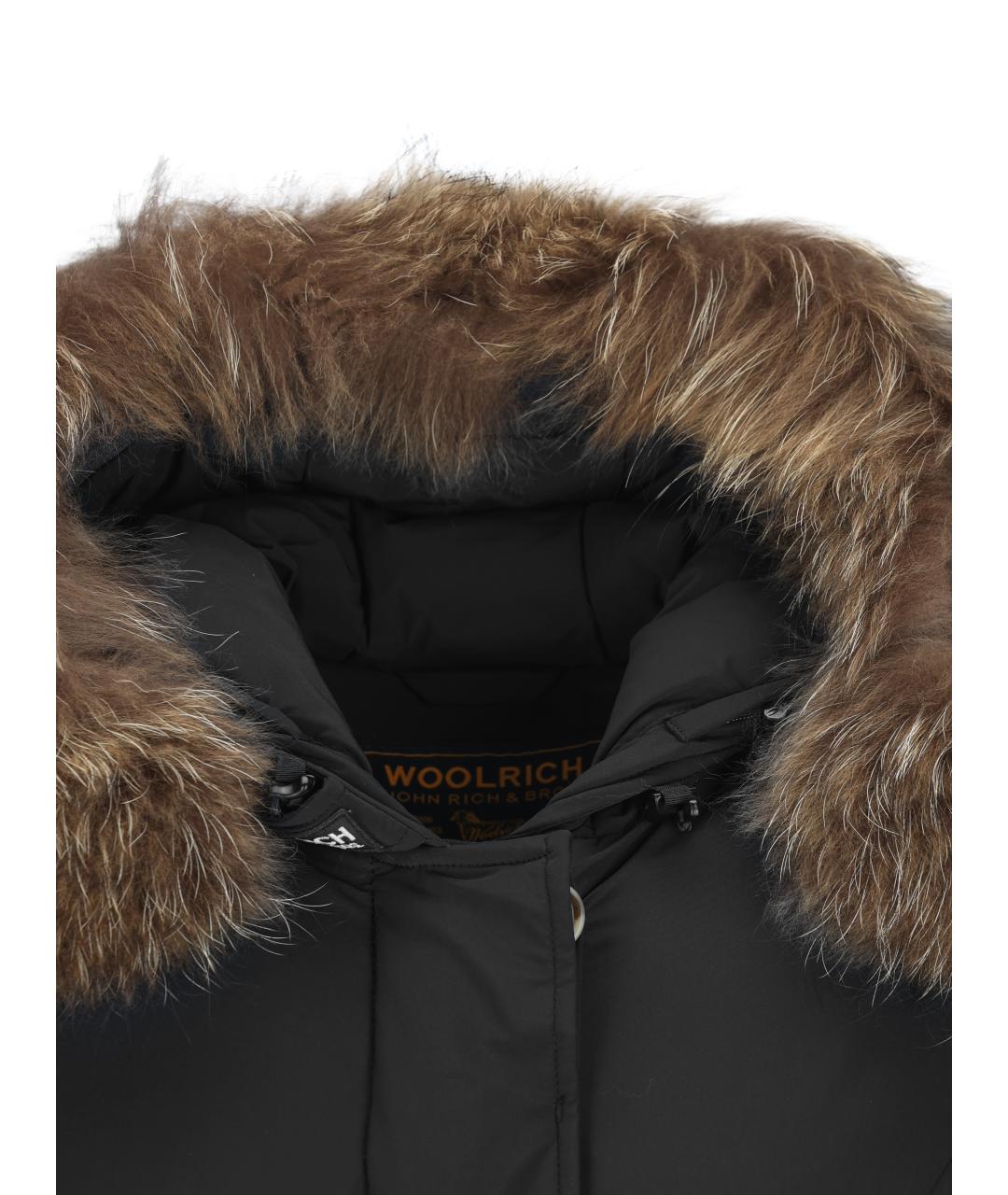 WOOLRICH Черное пальто, фото 4