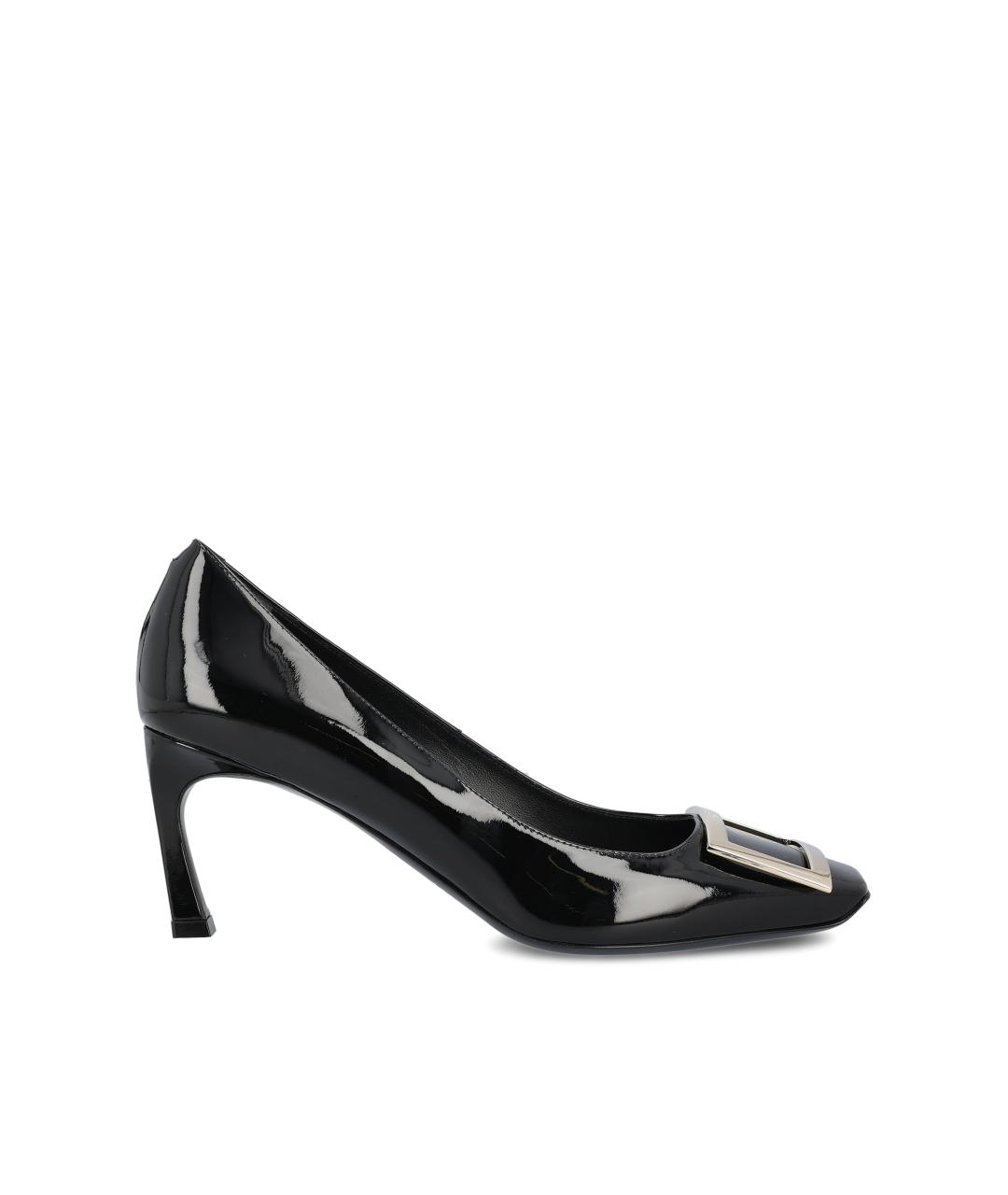 ROGER VIVIER Черные кожаные туфли, фото 5