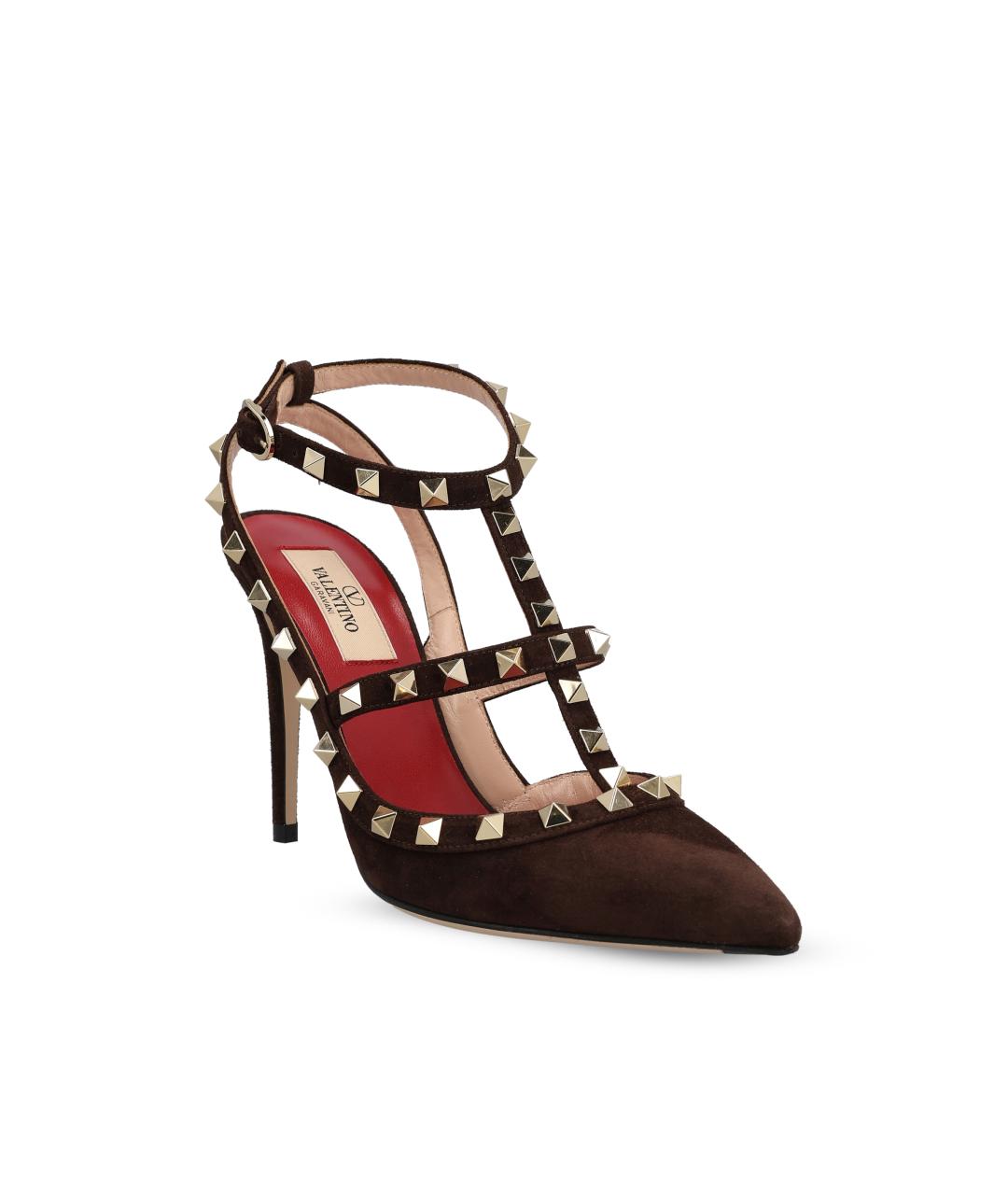 VALENTINO Коричневые замшевые туфли, фото 2