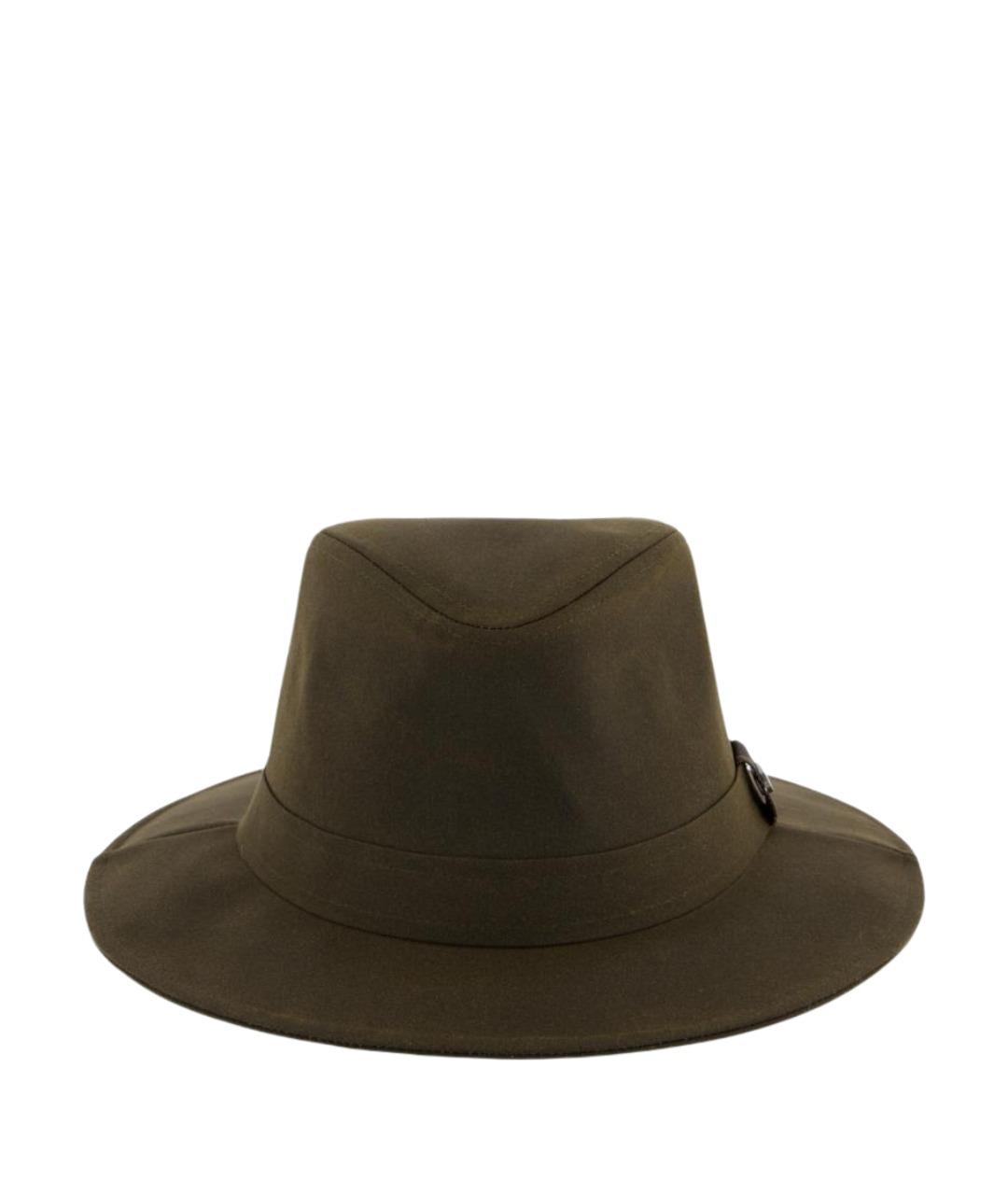 BARBOUR Зеленая хлопковая шляпа, фото 1