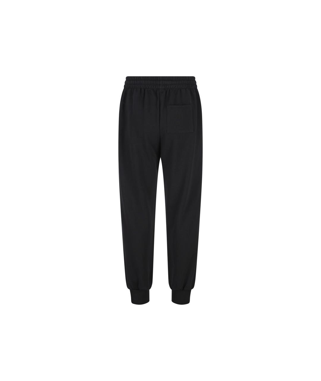 CELINE Черные хлопковые повседневные брюки, фото 2