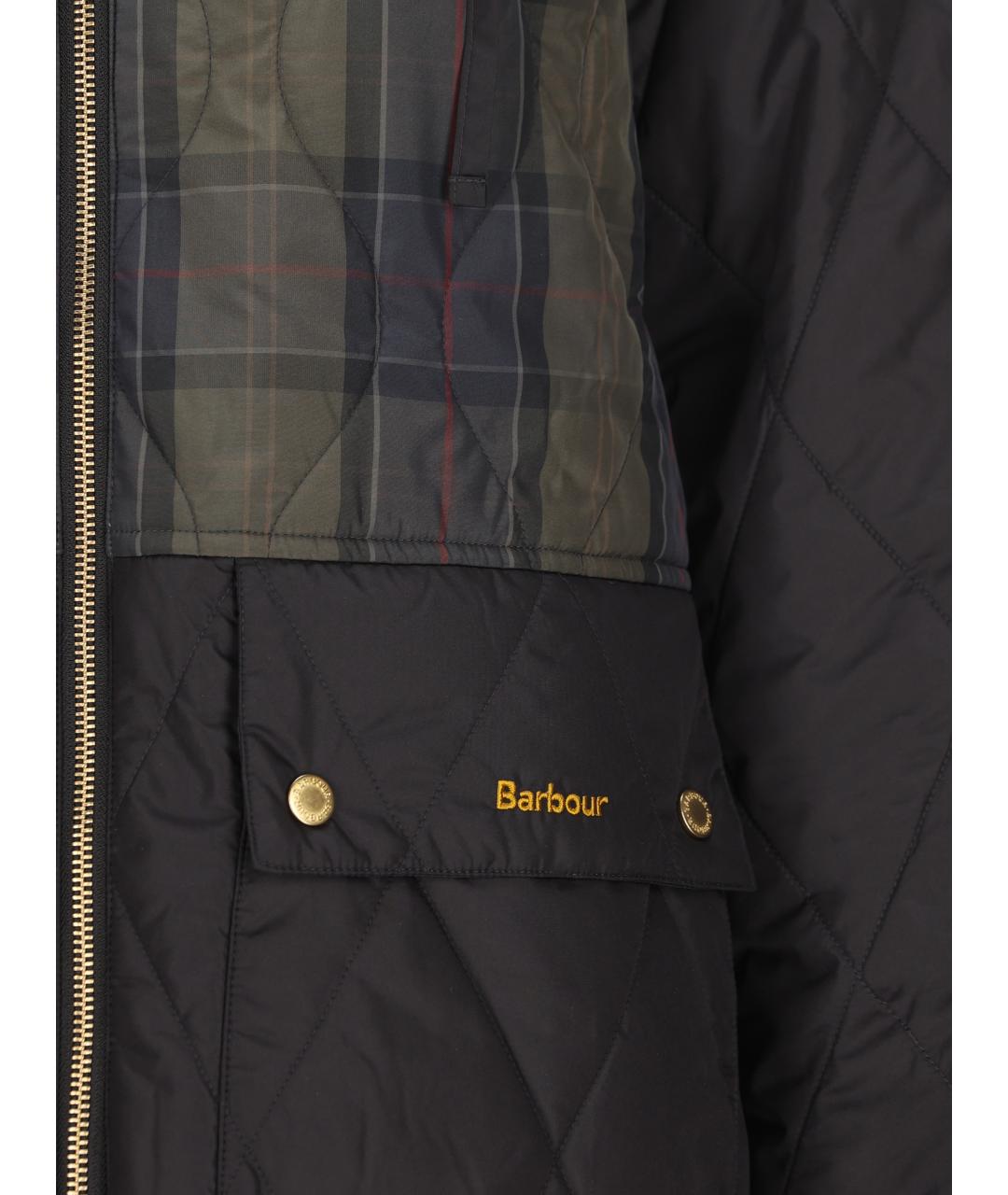 BARBOUR Черная полиэстеровая куртка, фото 4