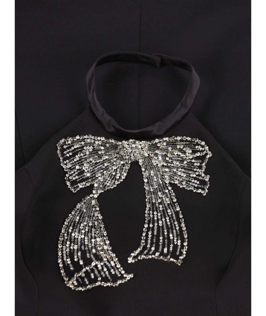 VALENTINO Черное шерстяное коктейльное платье, фото 3