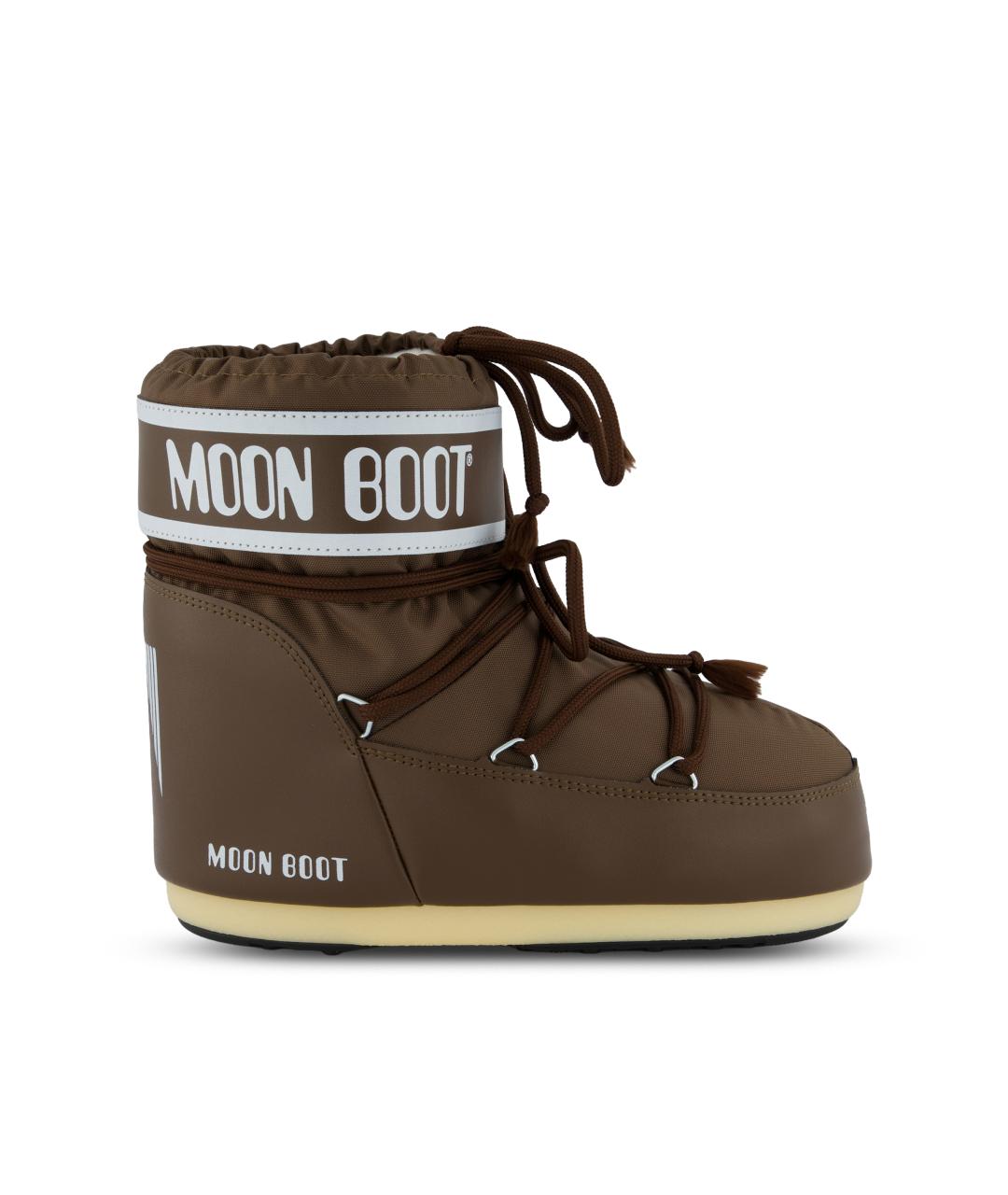 MOON BOOT Коричневые синтетические ботинки, фото 5