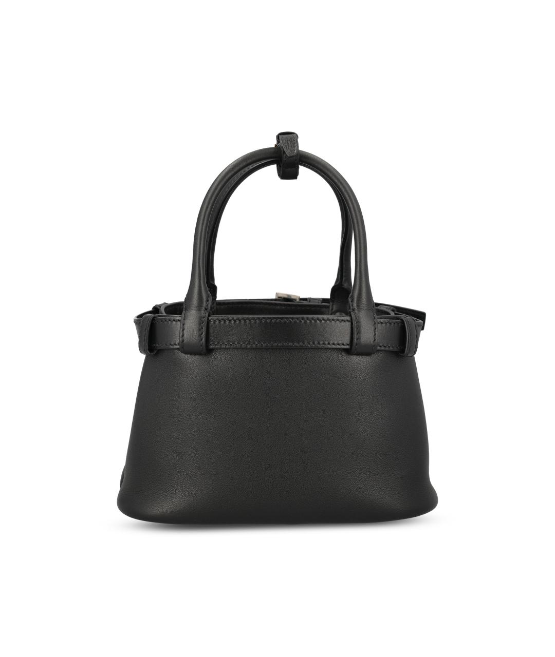 PRADA Черная кожаная сумка тоут, фото 2
