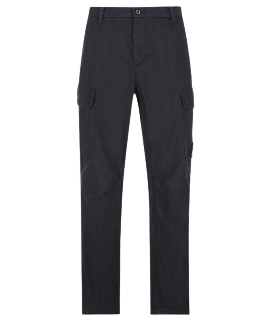 CP COMPANY Черные хлопковые повседневные брюки, фото 1