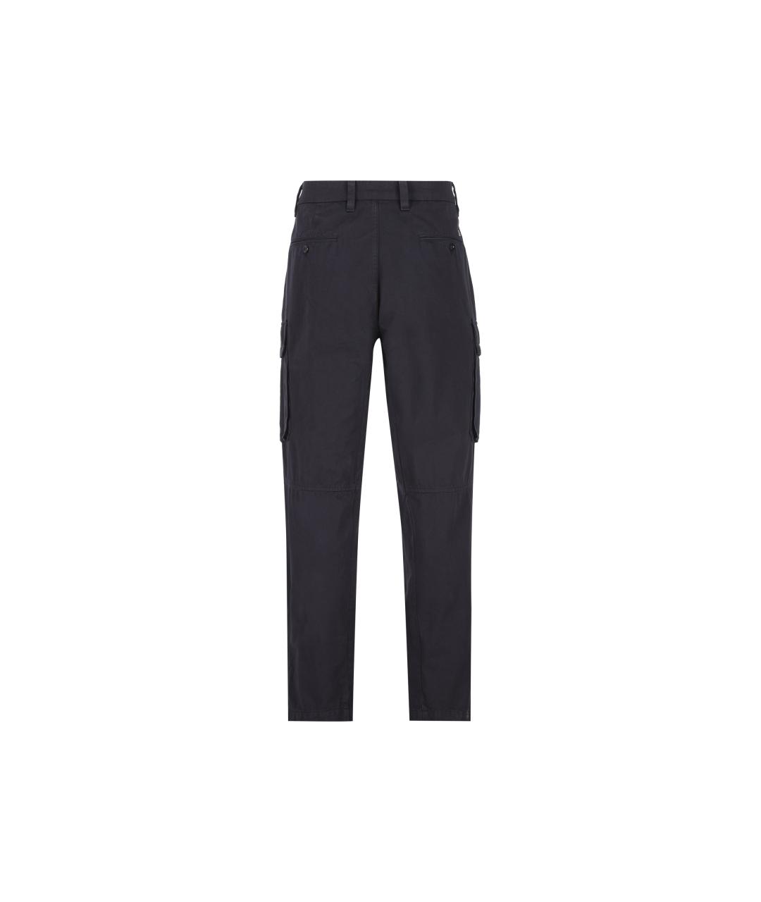 CP COMPANY Черные хлопковые повседневные брюки, фото 2