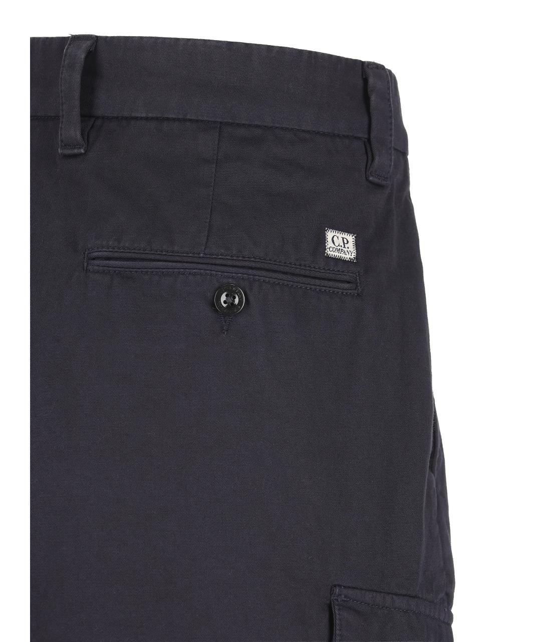 CP COMPANY Черные хлопковые повседневные брюки, фото 4