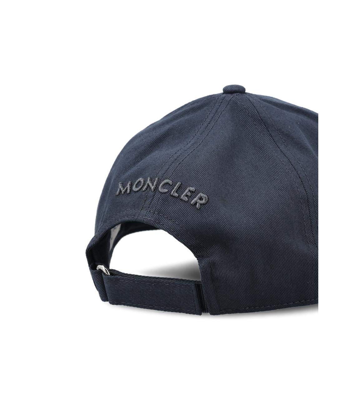 MONCLER Синяя хлопковая кепка/бейсболка, фото 4