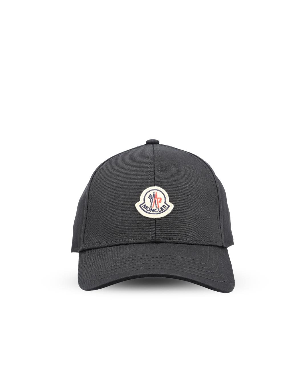 MONCLER Черная хлопковая кепка/бейсболка, фото 2