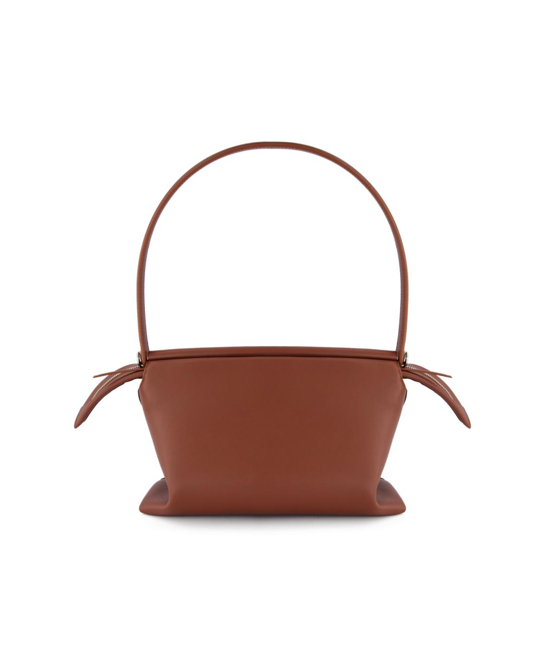 LOEWE Коричневая кожаная сумка через плечо, фото 2