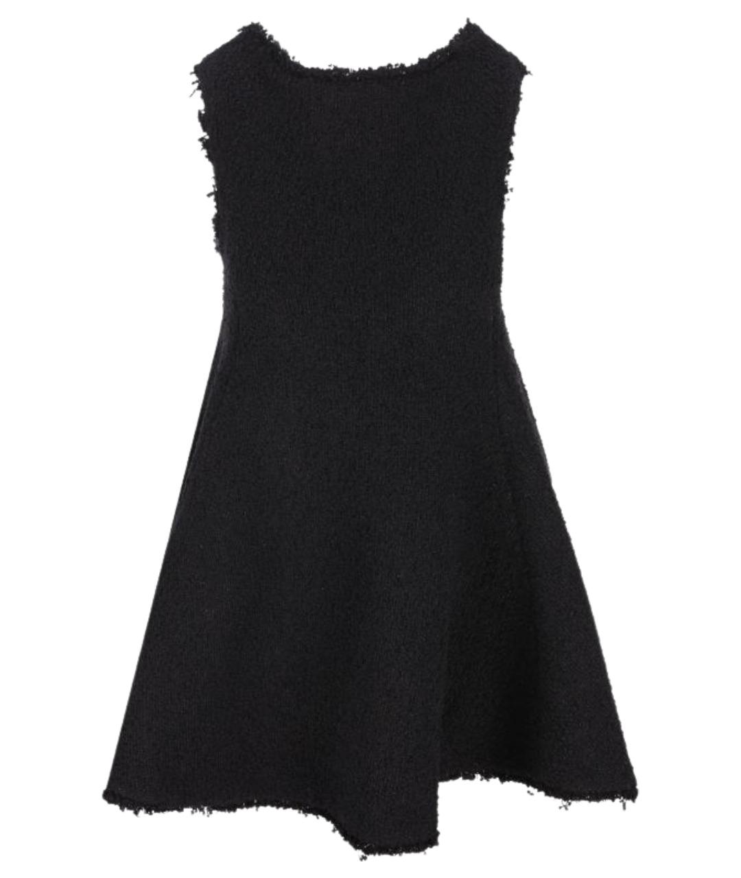 CELINE Черное синтетическое платье, фото 1