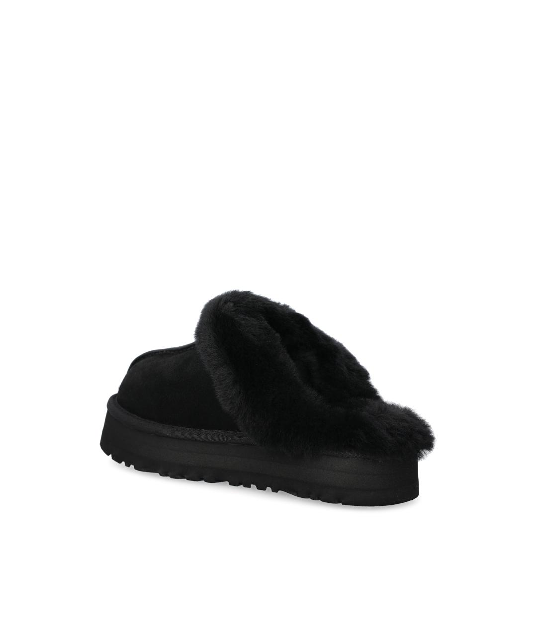 UGG Черные замшевые сабо, фото 3