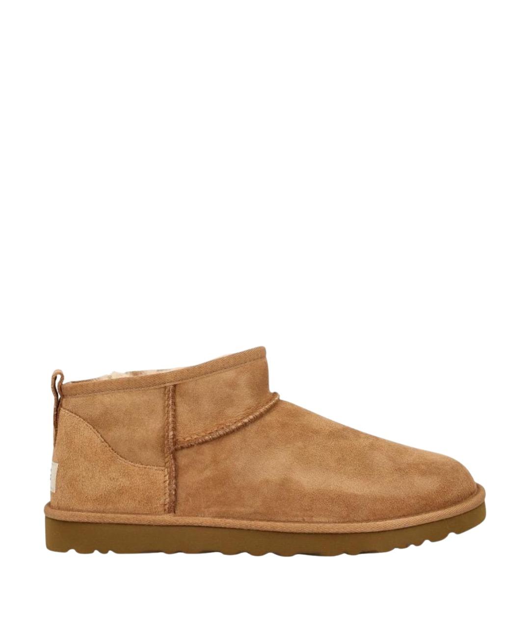 UGG Коричневые замшевые низкие ботинки, фото 1